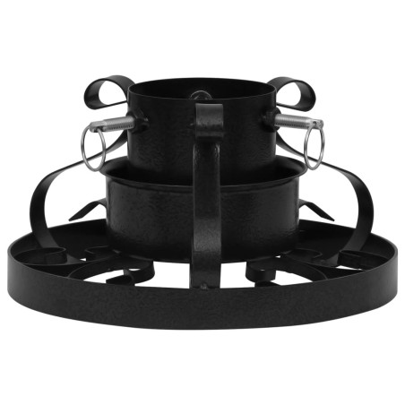 vidaXL Soporte para árbol de Navidad negro 29x29x15,5 cm