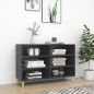 vidaXL Aparador de madera contrachapada gris 103,5x35x70 cm vidaXL Aparador de madera contrachapada gris 103,5x35x70 cm