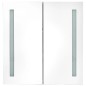 vidaXL Armario de baño con espejo LED negro brillante 62x14x60 cm vidaXL Armario de baño con espejo LED negro brillante 62x14x60 cm