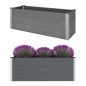 vidaXL Arriate de WPC gris 150x50x54 cm vidaXL Arriate de WPC gris 150x50x54 cm