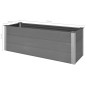 vidaXL Arriate de WPC gris 150x50x54 cm vidaXL Arriate de WPC gris 150x50x54 cm