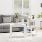 vidaXL Mesas apilables 3 piezas madera contrachapada blanco brillante vidaXL Mesas apilables 3 piezas madera contrachapada blanco brillante