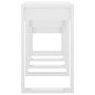 vidaXL Mesas apilables 3 piezas madera contrachapada blanco brillante vidaXL Mesas apilables 3 piezas madera contrachapada blanco brillante