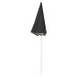 vidaXL Sombrilla de exterior con poste de acero antracita 180 cm