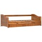 vidaXL Estructura de sofá cama madera de pino marrón miel 90x200 cm vidaXL Estructura de sofá cama madera de pino marrón miel 90x200 cm
