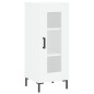vidaXL Aparador alto madera contrachapada blanco 34,5x34x180 cm vidaXL Aparador alto madera contrachapada blanco 34,5x34x180 cm