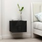 vidaXL Mesitas noche 2 uds contrachapada negro brillo 40x30x30 cm vidaXL Mesitas noche 2 uds contrachapada negro brillo 40x30x30 cm
