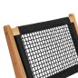 vidaXL Tumbona con reposapiés madera maciza de teca y cuerda vidaXL Tumbona con reposapiés madera maciza de teca y cuerda