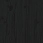 vidaXL Taburete de jardín madera maciza de pino negro 120x80 cm vidaXL Taburete de jardín madera maciza de pino negro 120x80 cm