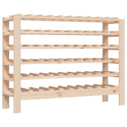 vidaXL Botellero madera maciza de pino 109,5x30x82 cm