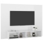 vidaXL Mueble TV de pared contrachapado blanco brillante 120x23,5x90cm vidaXL Mueble TV de pared contrachapado blanco brillante 120x23,5x90cm