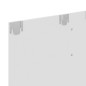 vidaXL Mueble TV de pared contrachapado blanco brillante 120x23,5x90cm vidaXL Mueble TV de pared contrachapado blanco brillante 120x23,5x90cm
