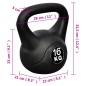 vidaXL Pesa rusa kettlebell 16 kg vidaXL Pesa rusa kettlebell 16 kg