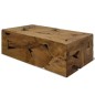 vidaXL Mesa de centro 90x50x30 cm de madera de teca genuina marrón vidaXL Mesa de centro 90x50x30 cm de madera de teca genuina marrón