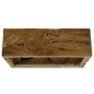 vidaXL Mesa de centro 90x50x30 cm de madera de teca genuina marrón vidaXL Mesa de centro 90x50x30 cm de madera de teca genuina marrón