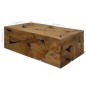 vidaXL Mesa de centro 90x50x30 cm de madera de teca genuina marrón vidaXL Mesa de centro 90x50x30 cm de madera de teca genuina marrón