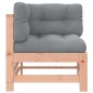 vidaXL Sofás esquineros con cojines 2 uds madera maciza abeto Douglas vidaXL Sofás esquineros con cojines 2 uds madera maciza abeto Douglas