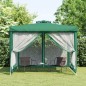 vidaXL Cenador con doble techo de tela verde 3x3x2,68 m vidaXL Cenador con doble techo de tela verde 3x3x2,68 m