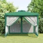 vidaXL Cenador con doble techo de tela verde 3x3x2,68 m vidaXL Cenador con doble techo de tela verde 3x3x2,68 m