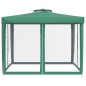 vidaXL Cenador con doble techo de tela verde 3x3x2,68 m vidaXL Cenador con doble techo de tela verde 3x3x2,68 m