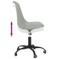vidaXL Sillas de comedor giratorias 6 unidades tela gris claro vidaXL Sillas de comedor giratorias 6 unidades tela gris claro