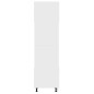 vidaXL Armario de microondas madera contrachapada blanco 60x57x207 cm vidaXL Armario de microondas madera contrachapada blanco 60x57x207 cm