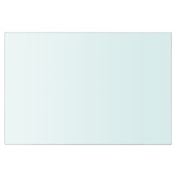 vidaXL Panel de estante vidrio claro 20x30 cm
