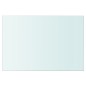 vidaXL Panel de estante vidrio claro 20x30 cm vidaXL Panel de estante vidrio claro 20x30 cm