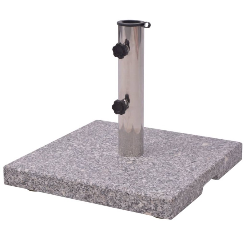 Pie de parasol de granito, cuadrado 20 Kg Pie de parasol de granito, cuadrado 20 Kg