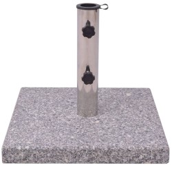 Pie de parasol de granito, cuadrado 20 Kg
