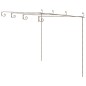 vidaXL Pérgola de jardín marrón antiguo 4x3x2,5 m hierro vidaXL Pérgola de jardín marrón antiguo 4x3x2,5 m hierro