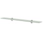 vidaXL Estante flotante de cristal 80x10 cm 8 mm