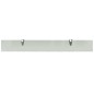 vidaXL Estante flotante de cristal 80x10 cm 8 mm