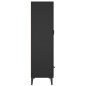 vidaXL Aparador de madera de ingeniería negro 70x31x115 cm vidaXL Aparador de madera de ingeniería negro 70x31x115 cm