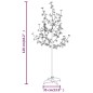 vidaXL Árbol LED con flor de cerezo 84 LED blanco cálido 120 cm vidaXL Árbol LED con flor de cerezo 84 LED blanco cálido 120 cm