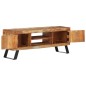 vidaXL Mueble de TV madera maciza reciclada 112x30x45 cm