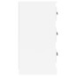 vidaXL Aparador madera contrachapada blanco brillante 70x35,5x67,5 cm vidaXL Aparador madera contrachapada blanco brillante 70x35,5x67,5 cm