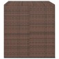 vidaXL Baúl de cojines para jardín de ratán PE marrón 100x97,5x104 cm vidaXL Baúl de cojines para jardín de ratán PE marrón 100x97,5x104 cm