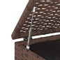 vidaXL Baúl de cojines para jardín de ratán PE marrón 100x97,5x104 cm vidaXL Baúl de cojines para jardín de ratán PE marrón 100x97,5x104 cm