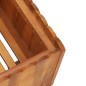 vidaXL Arriate de madera maciza de acacia 50x30x25 cm vidaXL Arriate de madera maciza de acacia 50x30x25 cm