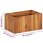 vidaXL Arriate de madera maciza de acacia 50x30x25 cm vidaXL Arriate de madera maciza de acacia 50x30x25 cm