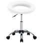vidaXL Silla de comedor giratoria cuero sintético blanco vidaXL Silla de comedor giratoria cuero sintético blanco