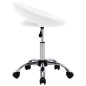 vidaXL Silla de comedor giratoria cuero sintético blanco vidaXL Silla de comedor giratoria cuero sintético blanco