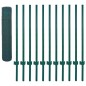vidaXL Valla de malla alambre con postes acero 25x0,75 m verde vidaXL Valla de malla alambre con postes acero 25x0,75 m verde