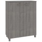 vidaXL Zapatero HAMAR madera maciza pino gris claro 85x40x108 cm vidaXL Zapatero HAMAR madera maciza pino gris claro 85x40x108 cm