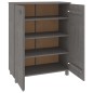 vidaXL Zapatero HAMAR madera maciza pino gris claro 85x40x108 cm vidaXL Zapatero HAMAR madera maciza pino gris claro 85x40x108 cm
