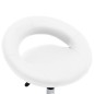 vidaXL Silla de comedor giratoria cuero sintético blanco vidaXL Silla de comedor giratoria cuero sintético blanco