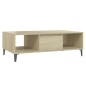 vidaXL Mesa de centro madera contrachapada color roble 103,5x60x35 cm vidaXL Mesa de centro madera contrachapada color roble 103,5x60x35 cm