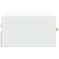 vidaXL Mesita de noche de pared blanco 35x35x20 cm vidaXL Mesita de noche de pared blanco 35x35x20 cm