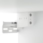 vidaXL Mesita de noche de pared blanco 35x35x20 cm vidaXL Mesita de noche de pared blanco 35x35x20 cm